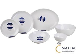 تصویر سرویس آرکوپال لومینارک فرانسه اصلی 6 نفره رنگ سفید 