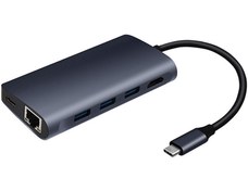 تصویر هاب هشت پورت تایپ سی کوتتسی COTEetCI MB1086 8-in-1 USB Type-C Hub 