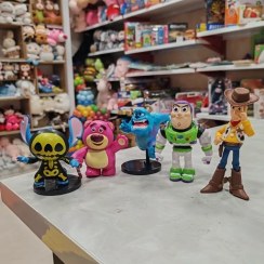 تصویر اکشن فیگور توی استوری مجموعه ۵ عددی ارتفاع ۱۱ سانتیمتر 