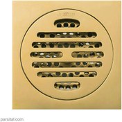 تصویر کفشور برنجی جاستایم طلایی C0303-62-79PK justime-floor-drain-code-c0303-62-79pk-brass-golden