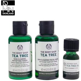 تصویر مجموعه مراقبت پوست بادی شاپ مدل TEA TREE 