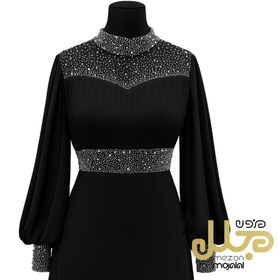 تصویر پیراهن ماکسی صدف 