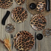 تصویر سرویس صبحانه‌خوری پلنگی برند Keraart مدل Keramika، ساخت ترکیه – 19 پارچه 