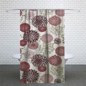 تصویر پرده حمام کد PH273 سایز 180x180 سانتی متر آویز حمام