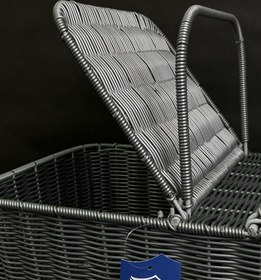 تصویر سبد پیک نیک مستطیل بافت دریم هوم 