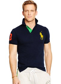 تصویر پولو شرت رالف لورن Ralph Lauren Custom-Fit Big Pony Polo Shirt French Navy 