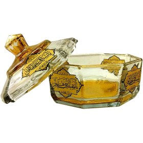 تصویر قندان مذهبی بلوری یا س 