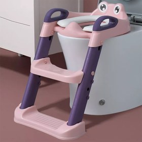 تصویر رابط توالت فرنگی پله دار کودک طرح قورباغه 