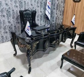 تصویر میز کلاسیک خم طول ۱۸۰ 