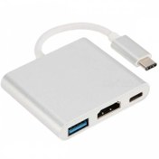 تصویر تبدیل Type-C To HDMI/USB3.0/Type-C PD Type-C To HDMI/USB3.0/Type-C PD Adapter