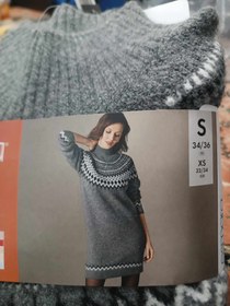 تصویر پیراهن بافتنی بلند زنانه اسمارا 