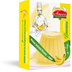تصویر پودینگ موزی فرم دار آمون 75 گرمی 