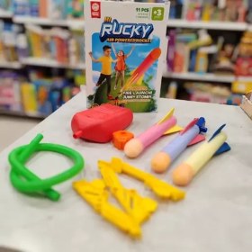 تصویر اسباب بازی موشکی بادی راکی 