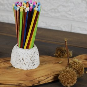 تصویر کبریت شومینه چند رنگ 