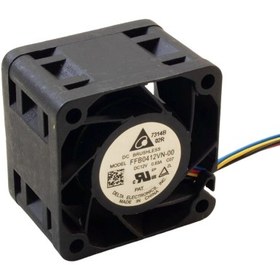 تصویر جت فن 12V-0.83A سایز 4x4x2.8cm مدل FFB0412VN-00 مارک DELTA 