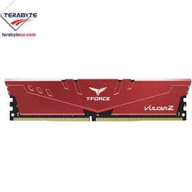 تصویر رم کامپیوتر DDR4 تک کاناله 3000 مگاهرتز CL16 تیم گروپ مدل VULCAN Z ظرفیت 8 گیگابایت ا TEAM Vulcan Z RED 8GB 3000 CL16 TEAM Vulcan Z RED 8GB 3000 CL16