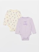 تصویر بادی نوزادی دخترانه ال سی وایکیکی آستین بلند طرح دار | LC Waikiki TYC1KM1ZTN170231694716302 