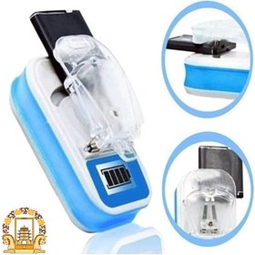 تصویر شارژر همه کاره باتری مدل ال سی دی دار lcd universal battery charger 