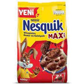 تصویر کورن فلکس نسکوئیک نستله Nestle Nesquik Maxi با طعم شکلاتی 450 گرم 