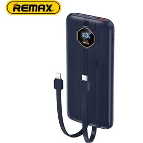 تصویر پاوربانک ریمکس‌مدل RPP_300 10000mAh فست شارژ 22.5w REMAX Pinjur Series PD20W+QC22.5W Fast Charging Cabled Power Bank 10000mAh RPP-300