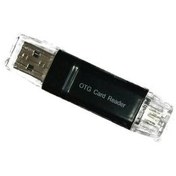 تصویر کارت خوان فشن USB 2.0 و microUSB OTG مدل OTG plus 