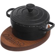 تصویر قابلمه چدن نالینو Feleti سایز 24 cast iron pot Feleti size 24 nalino