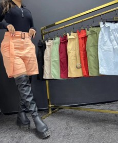 تصویر شورتک کتان شهر 