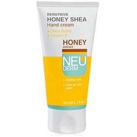 تصویر کرم مرطوب کننده دست نئودرم مدل Honey Shea حجم 150 میلی لیتر به همراه کرم مرطوب کننده دست نئودرم مدل Re-Nutrive Honey Shea حجم 50 میلی لیتر 