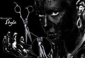 تصویر قیچی کات‌ ۵/۵ اینچ سیلور Alexander style Alexander scissors size 5.5 inch