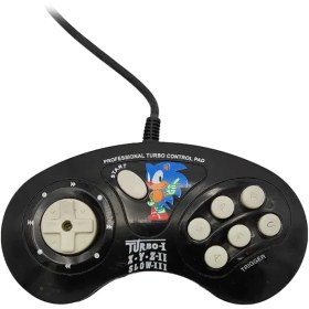 تصویر دسته سگا 6 دکمه Professional Turbo Control Pad 