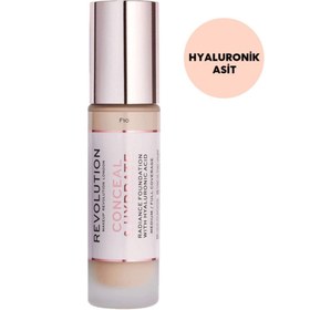 تصویر کرم فاندیشن اورجینال برند Revolution مدل Conceal And Hydrate Fondöten F2 کد 217635341 