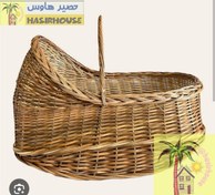 تصویر گهواره نوزاد حصیری مروار 