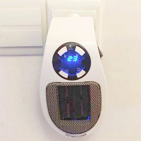 تصویر مینی هیتر بخاری برقی رومیزی فن دار mini-heater بخاری رومیزی بخاری مسافرتی 