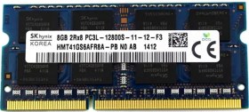 تصویر رم لپ تاپ استوک هاینیکس 8 گیگابایت DDR3-pc3L فرکانس 1600(12800) مگاهرتز SKhynix 8G