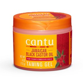 تصویر ژل کنترل کننده روغن کرچک سیاه جامائیکا کانتو Cantu Jamaican Black Castor Oil Taming Gel 