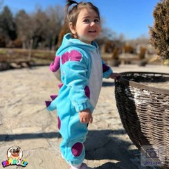 تصویر سرهمی عروسکی کودک طرح سالیوان سایز ۹ تا ۱۲ ماه 