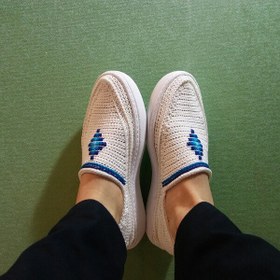 تصویر گیوه طرح خشتی 