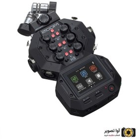 تصویر رکوردر صدا مدل ZOOM H8 پک MS Zoom H8 2025 Voice Recorder MS Pack