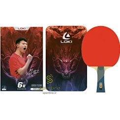 تصویر راکت پینگ پنگ لوکی مدل R602 کربن دار 