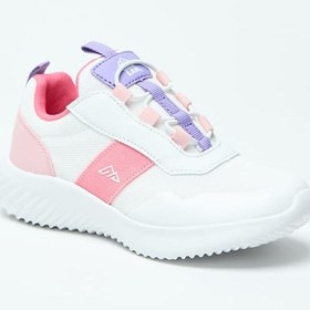 تصویر کفش ورزشی دخترانه با طراحی رنگی و راحتی بالا برند oaklan by shoexpress Girls Colourblock Slip-On Sports Shoes