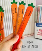 تصویر خط کش چوبی هویج 