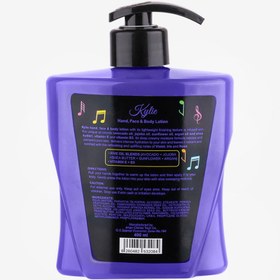 تصویر لوسیون دست، صورت و بدن کالیستا Kylie Callista hand, face and body lotion Kylie model 400 ml