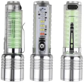 تصویر چراغ قوه پلیسی چندکاره مدل 520A Multifunctional police flashlight model 520 