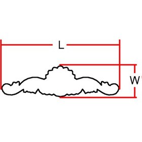 تصویر گل تزیینی طرح منبت pvc کد 114 