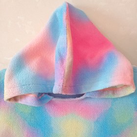 تصویر حوله پانچو نوجوان ابرنگی 