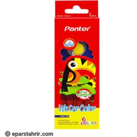 تصویر آبرنگ 6 رنگ پنتر مدل 104 PWC 