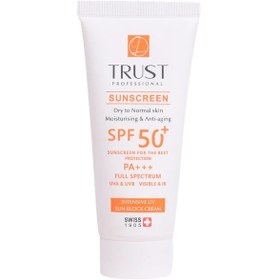 تصویر کرم ضد آفتاب و ضد پیری (پوست خشک تا نرمال) (فاقد رنگ) تراست Sunscreen and anti -aging cream (dry to normal) (no color) TRUST