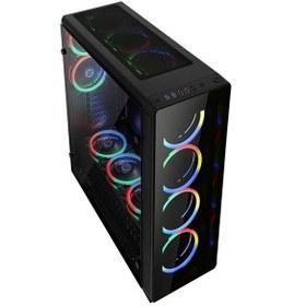 تصویر کیس کامپیوتر مسترتک مدل تی 500 گیمینگ T500 Gaming Computer Case