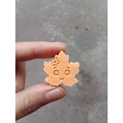 تصویر کاتر فشاری قند تزیینی طرح برگ پنجه ای فانتزی 