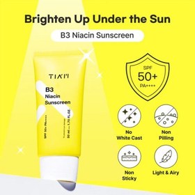 تصویر ضدآفتاب ضدلک تیام Tiam B3 Niacin Sunscreen